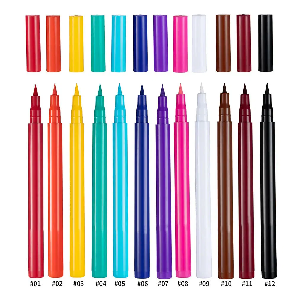 Colored Liquid Eyeliner Vegan Cruelty Free Long Lasting Smooth Eye Liner