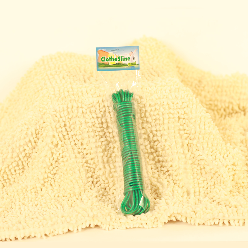 Прочная бельевая веревка из ПВХ и полиэстера
