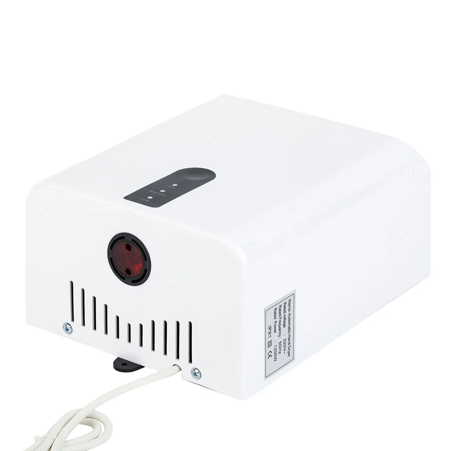 Electric High Speed Wall Mounted Hand Dryer Set for Bathroom and Public Toilet