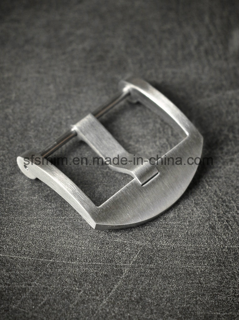 Brushed Screw-in Thumbnail Steel Watch Buckle