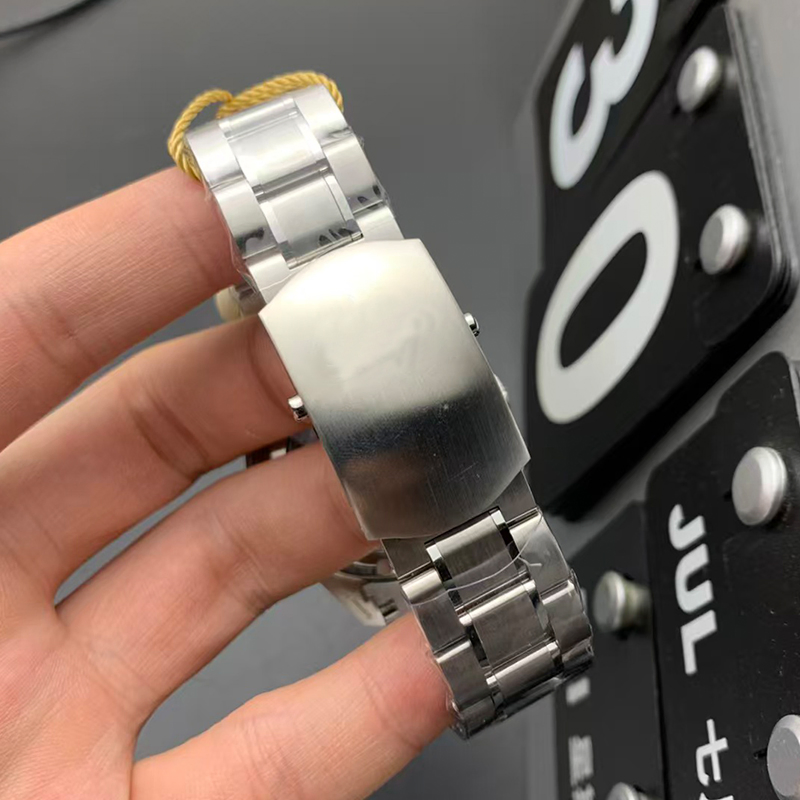 Eta Movement Watcheshigh Quality Mechanical Diverchronograph Men's Watchesluxury Wrist Watchesstainless Steel Band Watches