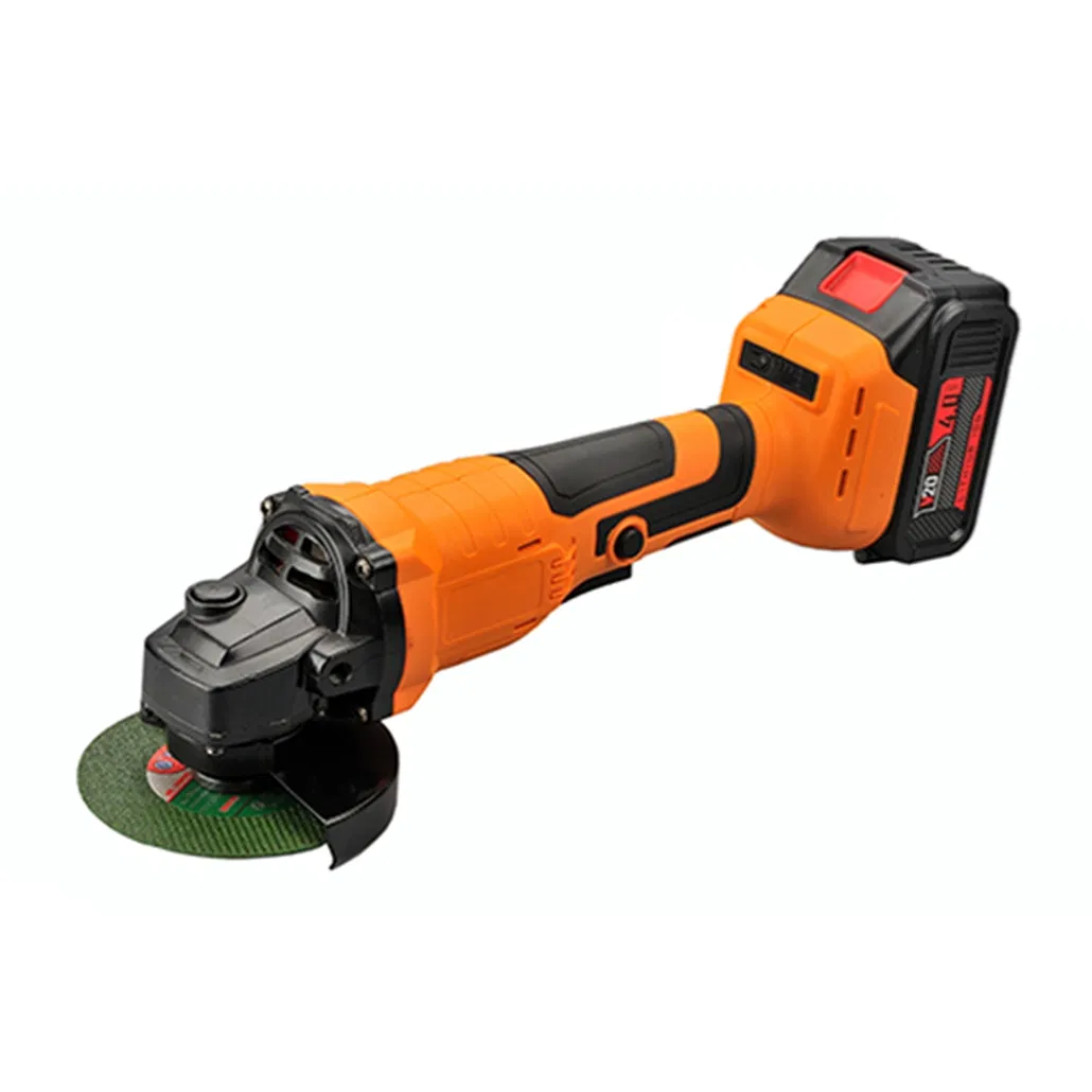 Heavy-Duty Angle Grinder with Battery and Charger