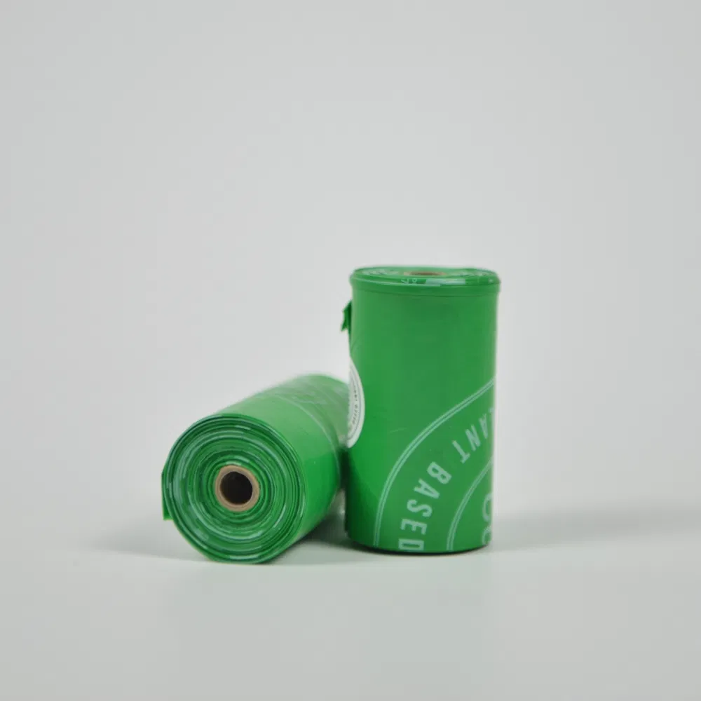 Eco-Friendly Four Color Printed Biodegradable Dog Waste Bags Dog Poop Bag