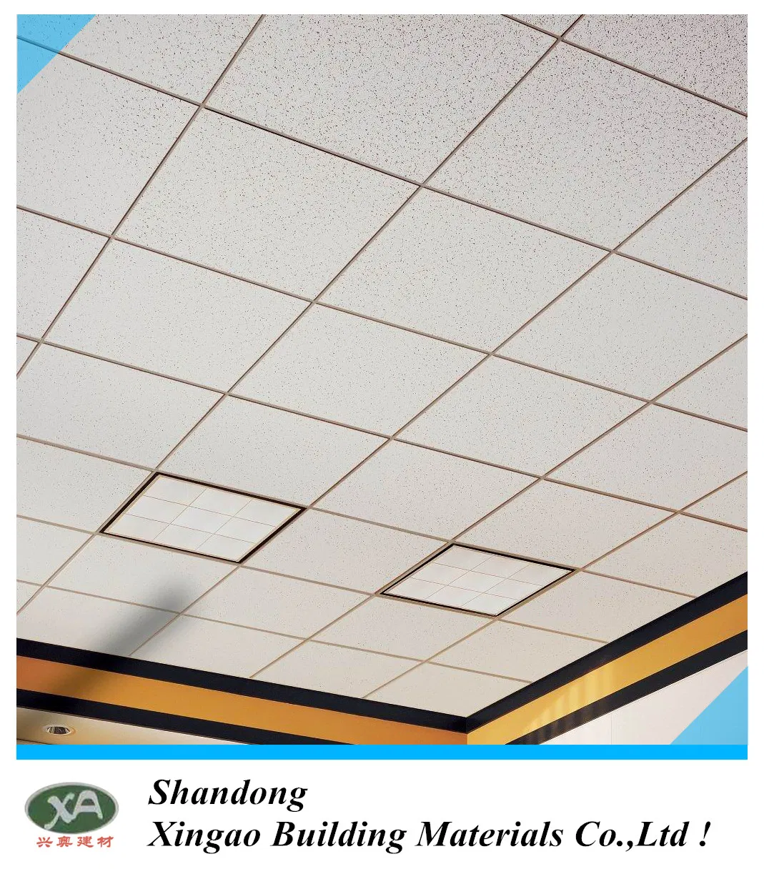 Sound Absorb Water Resistant Decorative Sanded Mineral Fiber Board From China