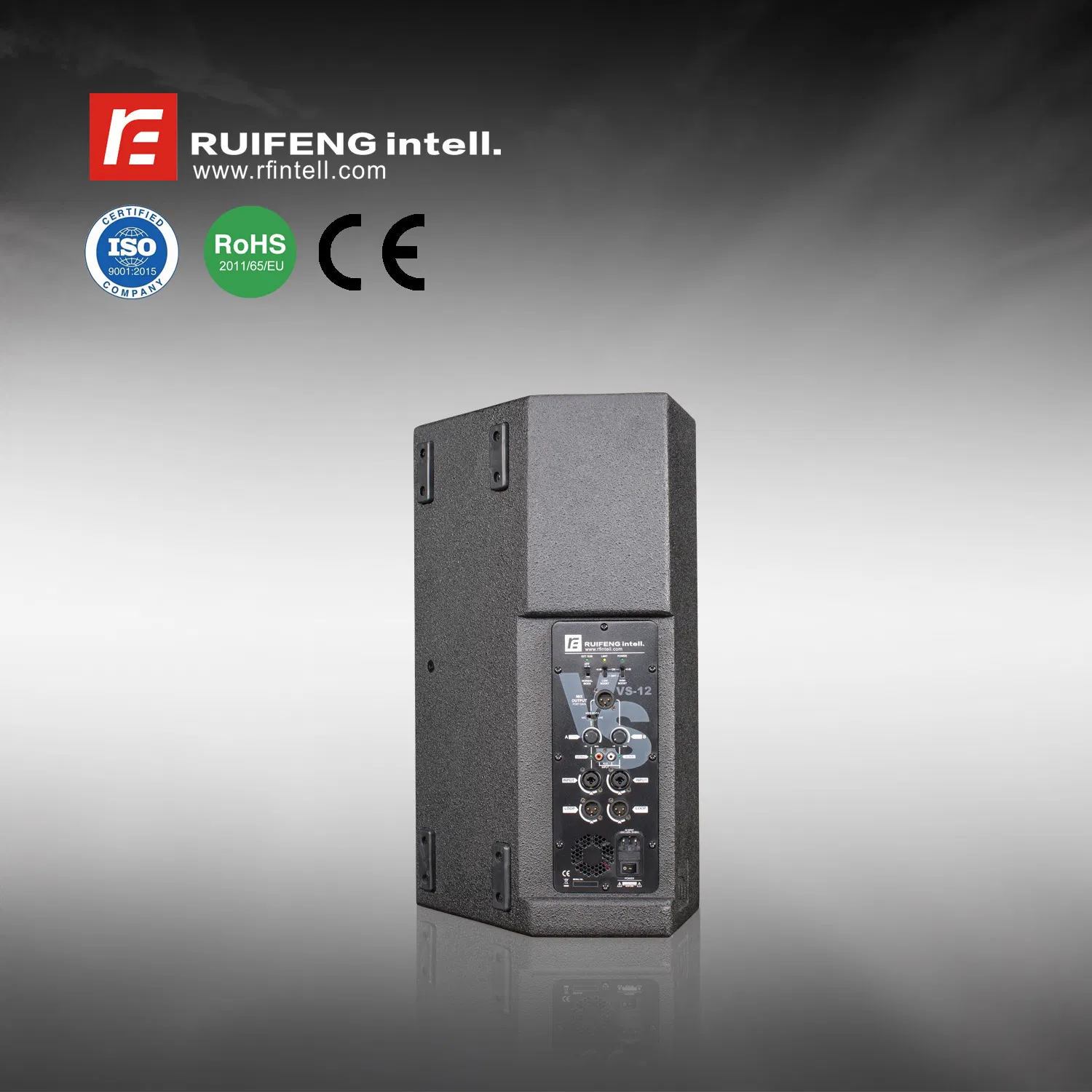 PRO Audio Home Theater Active Amplifier Speaker PA Sound System Powered Speaker