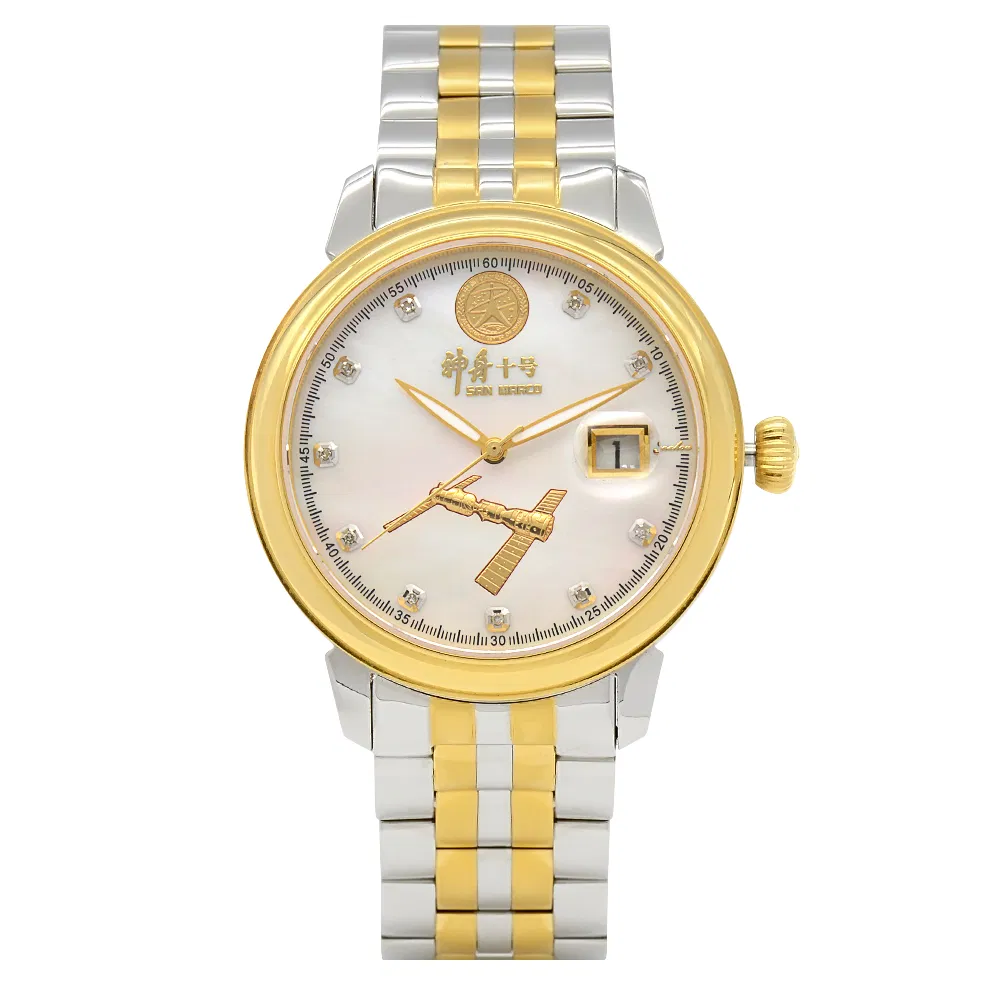 2023 Luxury Mechanical Watches 3ATM Water Resistant Men IP Gold Watch Custom Stainless Steel Automatic Watches for Men and Women