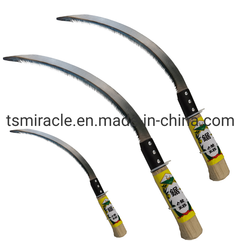 General Purpose Tempered Steel Serrated Blade Long Handle Grass