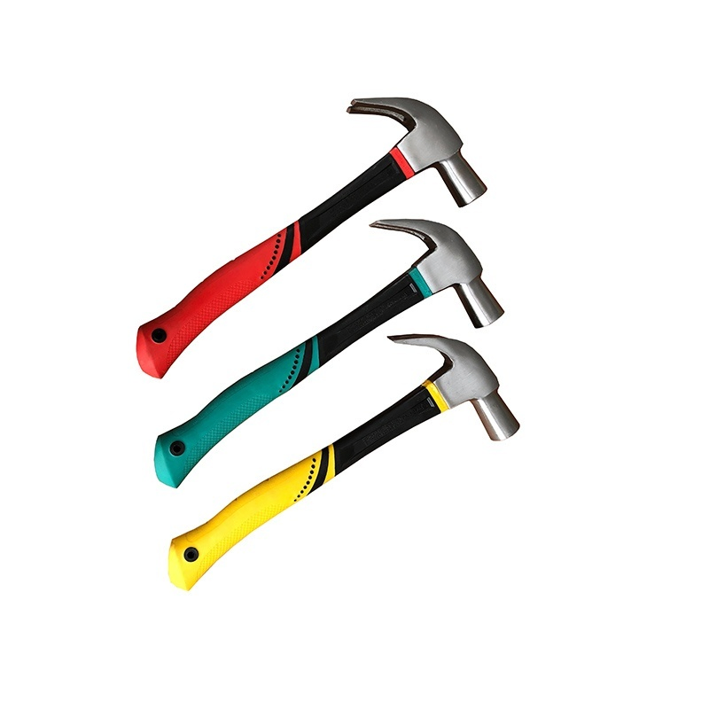 High Quality Claw Hammer Forged with Nail Holder Air Cushion Handle