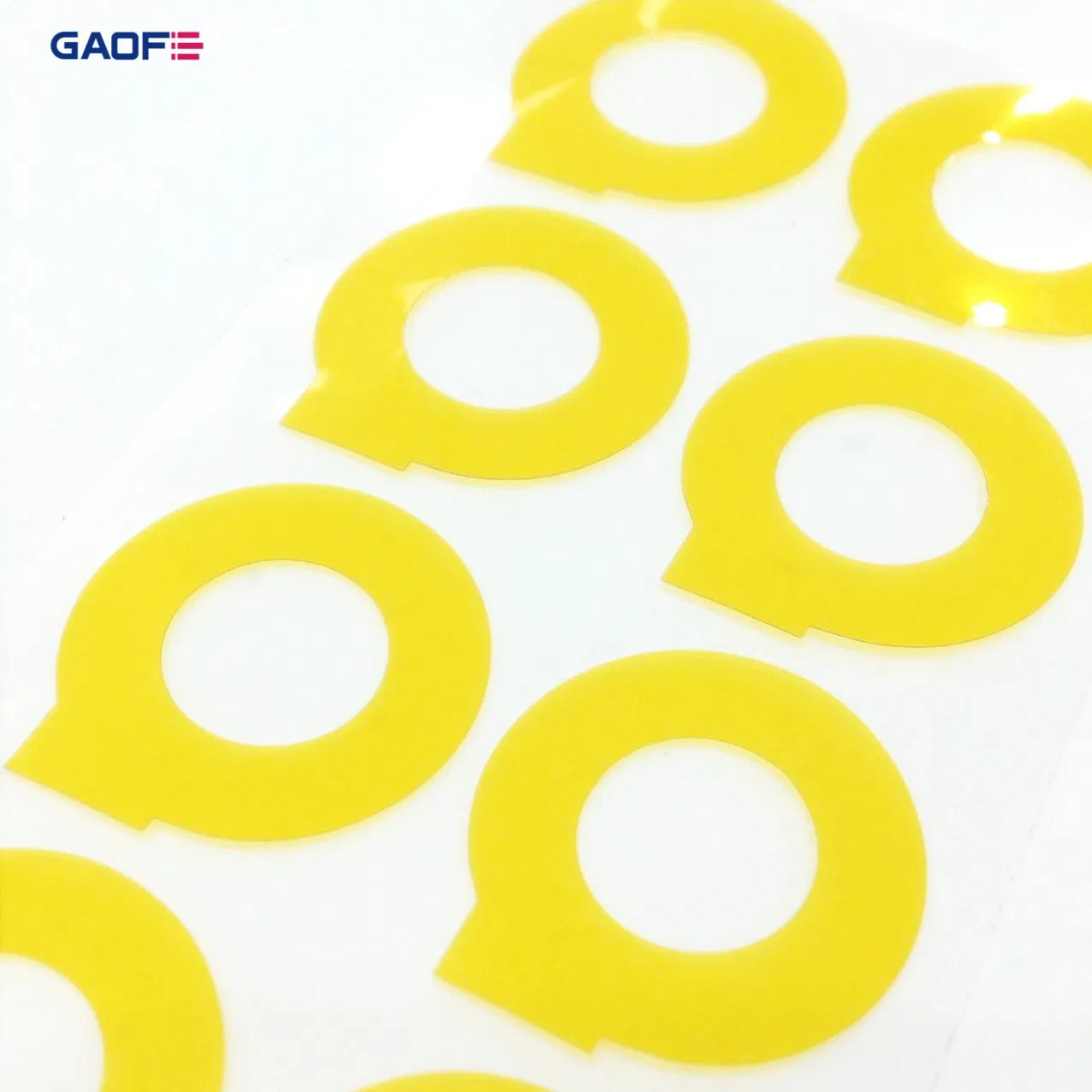 Gaofe Die Cut Dots Discs 260 Degree Industrial Electronics Single-Sided Polyimide Tape Circuit Board Heat Resistant Labels