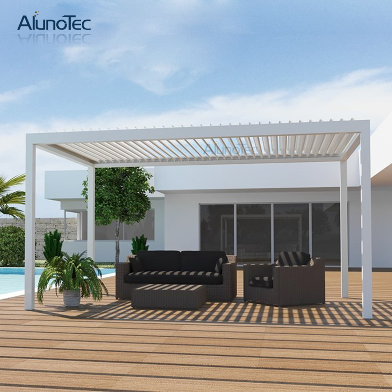 High Quality Motorized Aluminium Pergolas for Decking