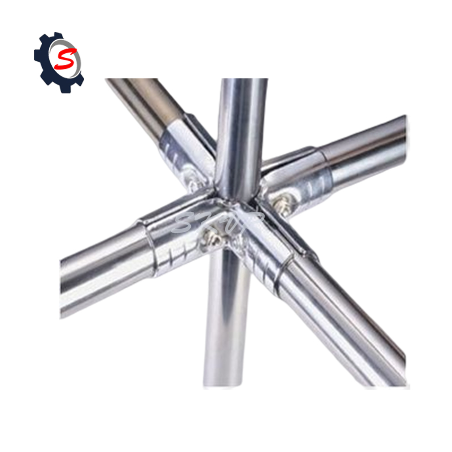 Hot Selling Carbon Steel Ba Aluminium Alloy Lean Pipe Racking Pipe Joint for Industrial Equipment