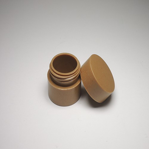 2021 Mini Wooden Round Compact Case Packaging Used Reusable