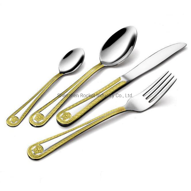 12 Pieces Stainless Steel Spoon Soup Honey Spoon Dozen Cutlery Set