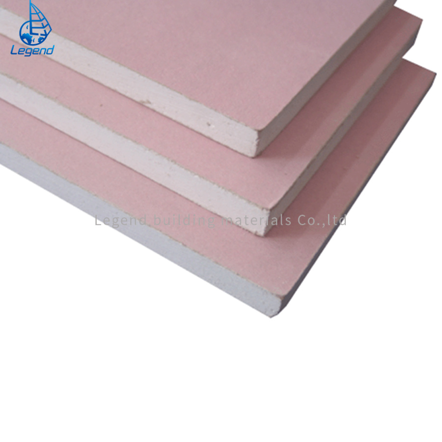 Fire Resistance Drywall Partition Boards Long Life Waterproof Gypsum Board Customized
