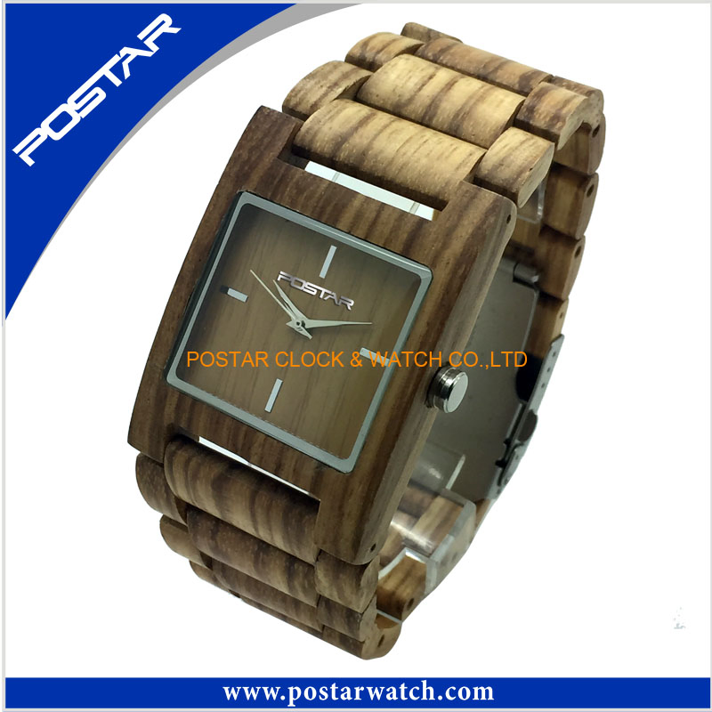Top Quality Nature Wooden Swiss Movement Women and Men's Watches with Factary Price