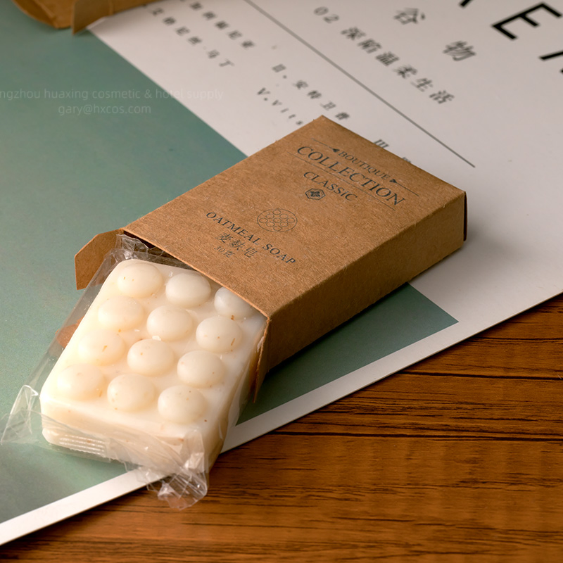 High Quality Hotel Soap with Private Logo Support and ISO22716 Certification