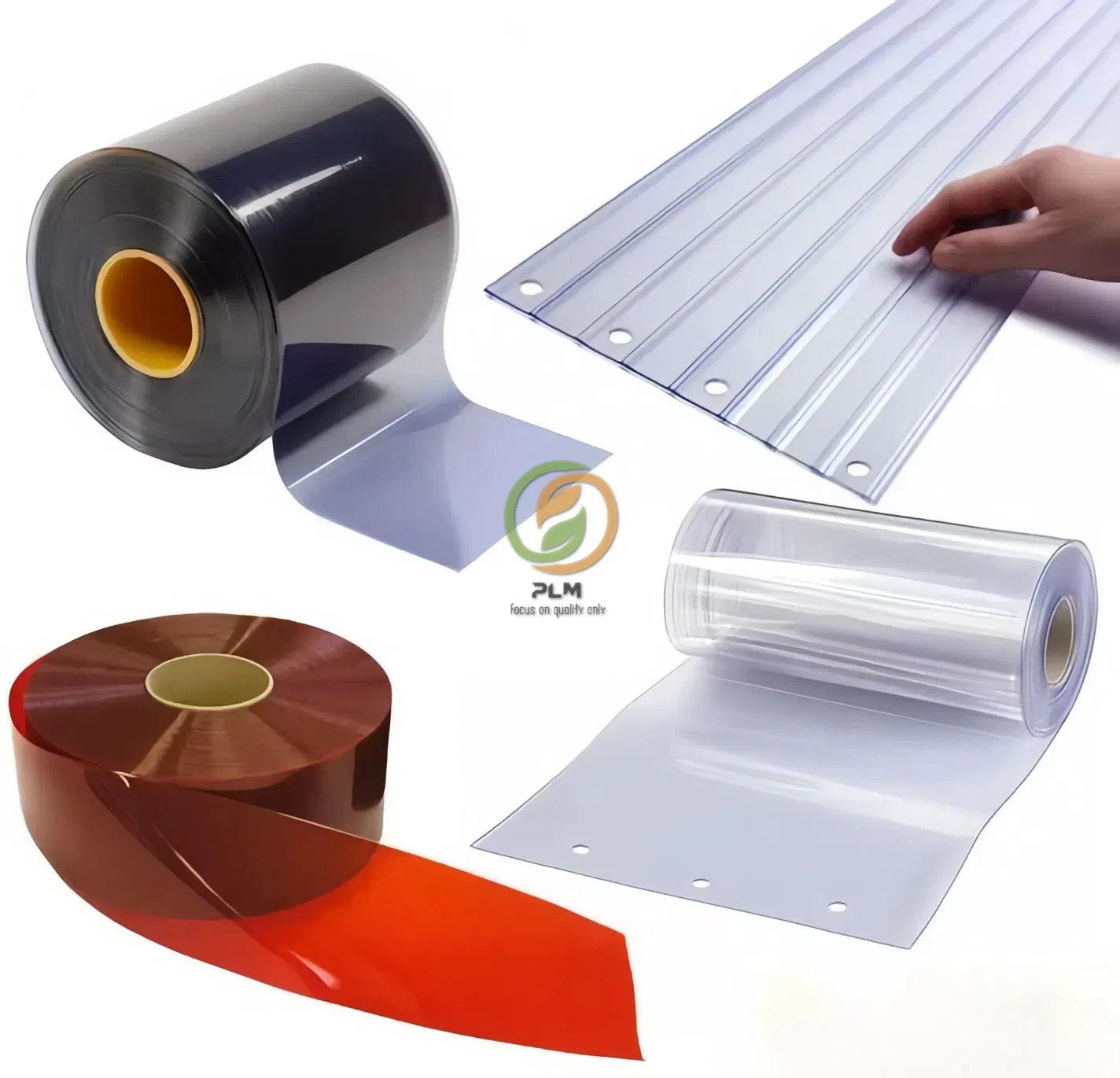 Sliding Strip Curtains and Doors Cooler Freezer PVC Strip Curtains