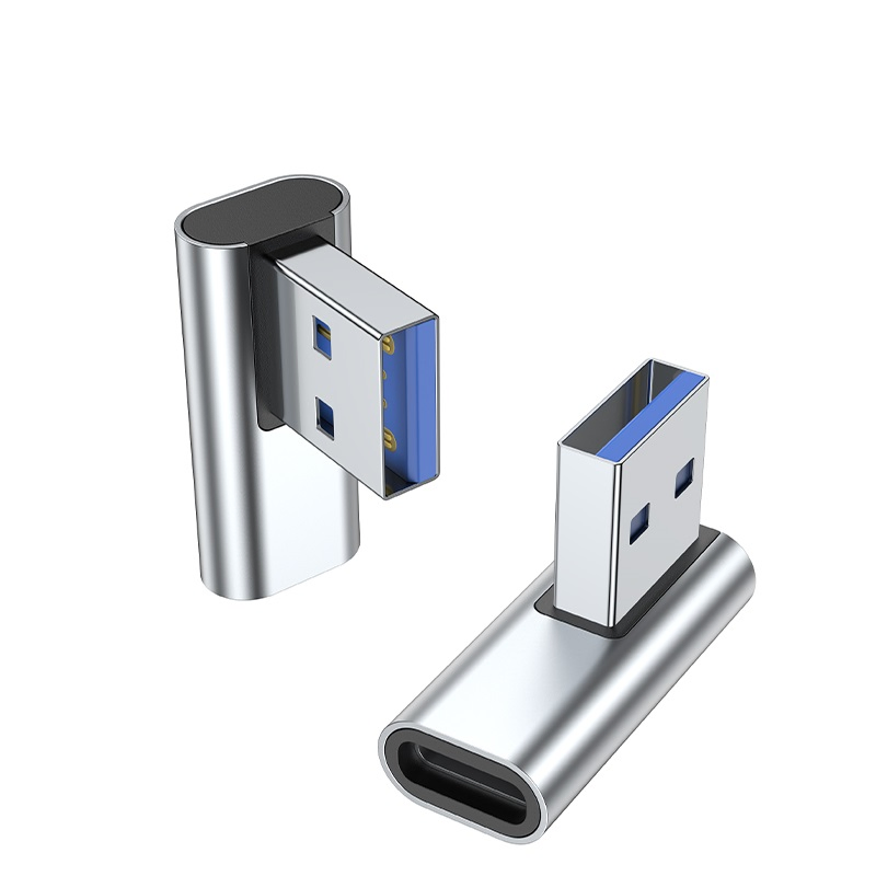 Адаптер Type-C на USB, 90 градусов, новый дизайн