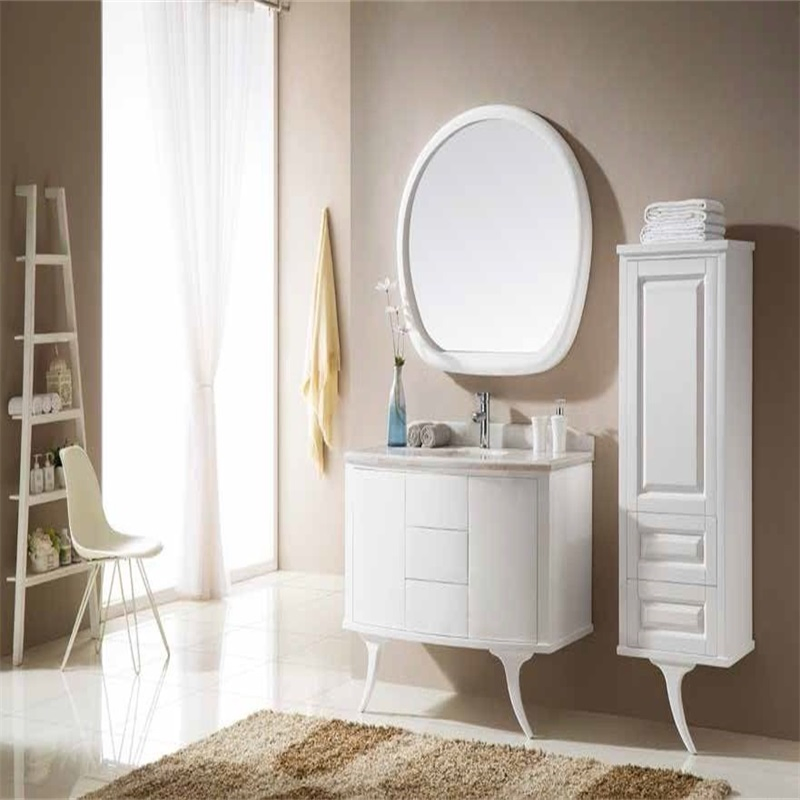 New Design Black and White Wall Mounted Mirror Bathroom Cabinets for Modern Bathrooms