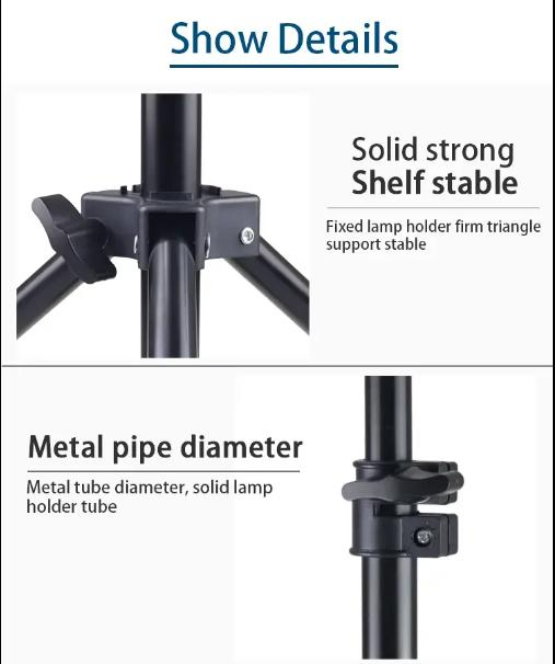 Штатив Hot 8806 с кольцевым светом для смартфона и камеры