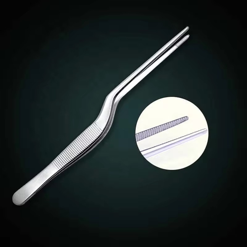 Stainless Steel Bayonet Surgical Ear Cleaning Tools Ent Medical Instruments Plant Forceps