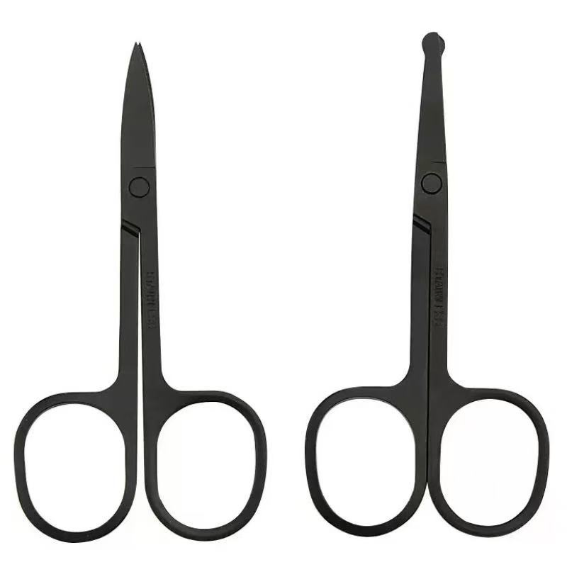 Original Wholesale Stainless Steel Makeup Artist Round Nose Hair Beauty Eyebrow Scissor
