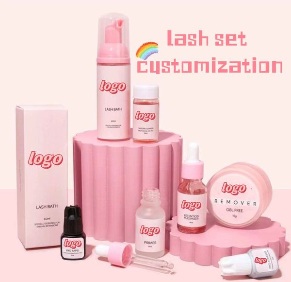 Wholesale Lash Shampoo Private Label Custom Logo Eyelash Extension Lash Cleanser