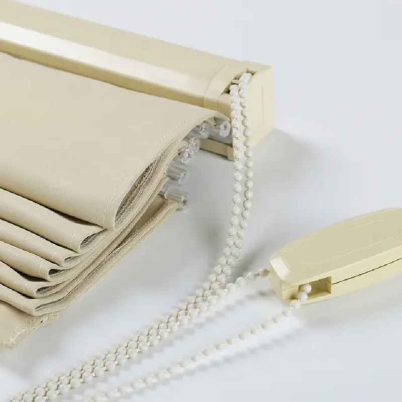 Popular Alexa Remote Control Roman Blinds Motorized Natural Material Roman Shades