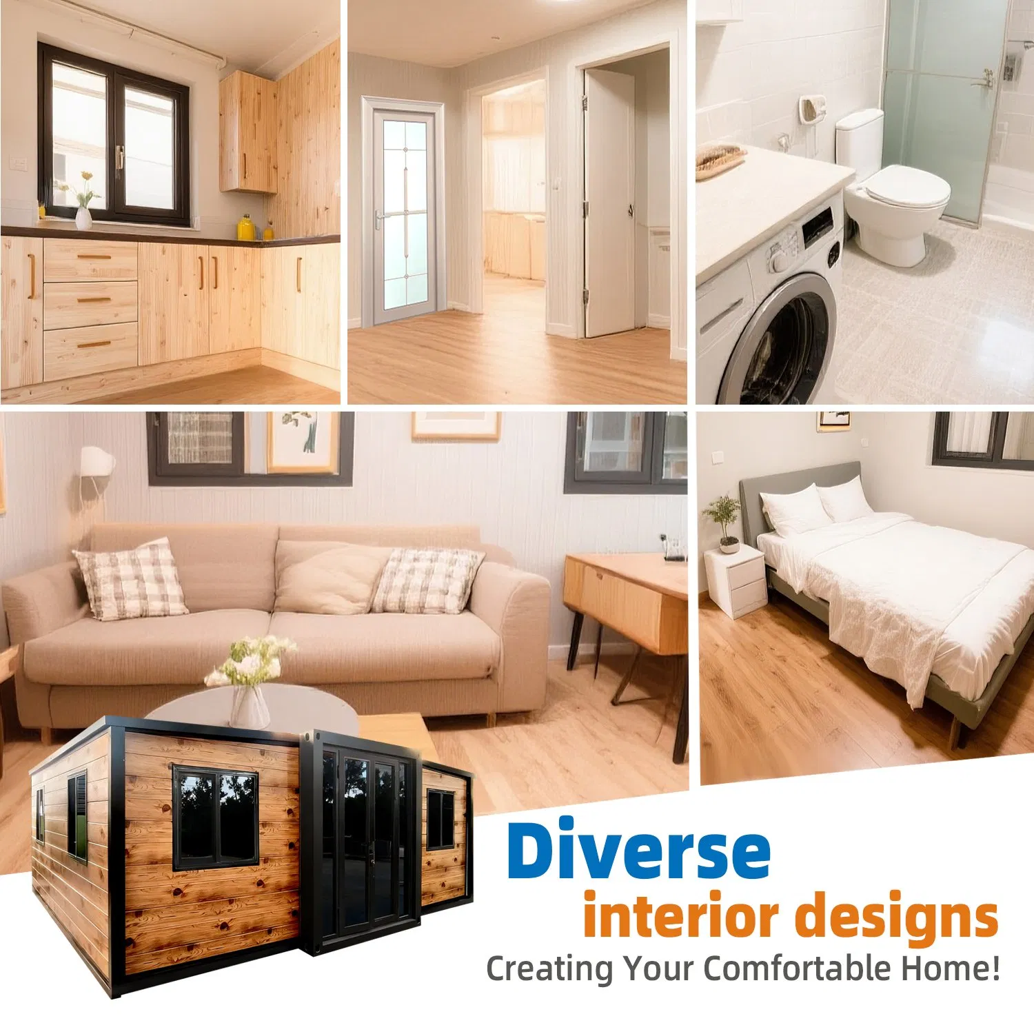 Customized Luxury Prefab Modular Prefabricated Tiny Office Expandable Container House