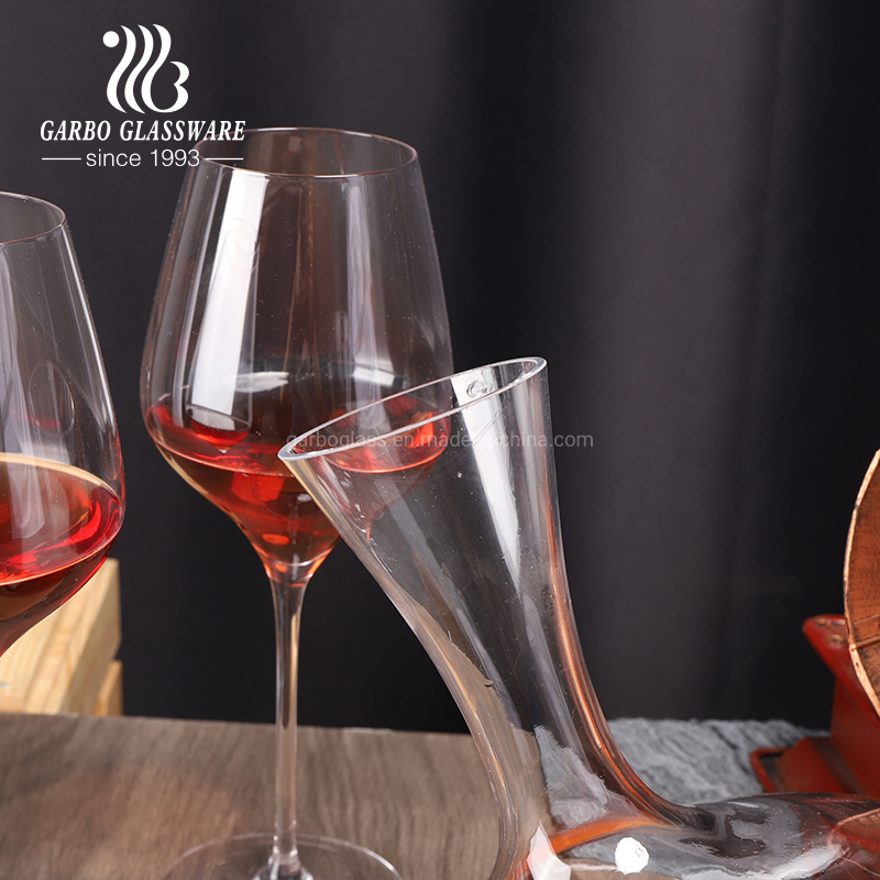 1.6 Liter Crystal Hand Blown Stunning Red Wine Tumbler Decanter Not Fall