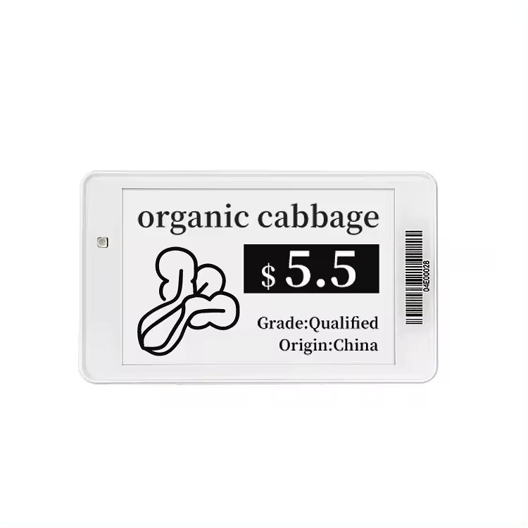 Electronic Shelves 3.52-Inch Price Tags, Demonstration a Nearly 180 Degree Viewing Angle