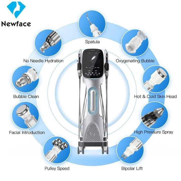 Аппарат для чистки лица с кислородными пузырьками и удалением черных точек