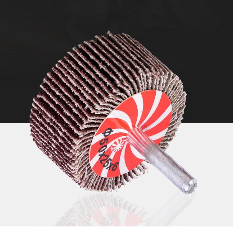 Shaft-Mounted Flap Wheel Sanding Wheel Grinding Head for Polishing Metal #180