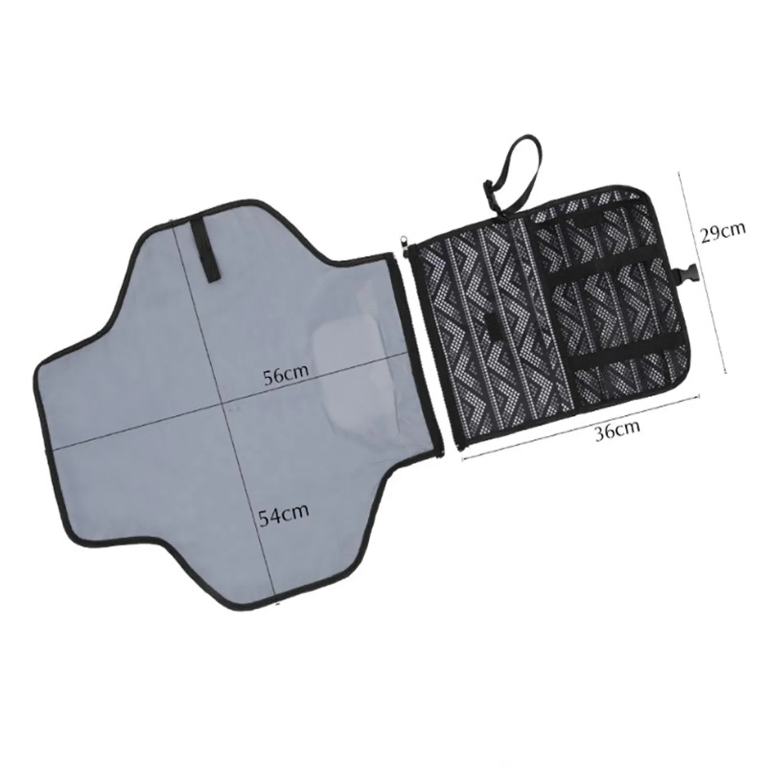 Portable Pad Travel Waterproof Compact Diaper Baby Changing Mats with Built-in Pillow - Lightweight & Foldable Changing Station