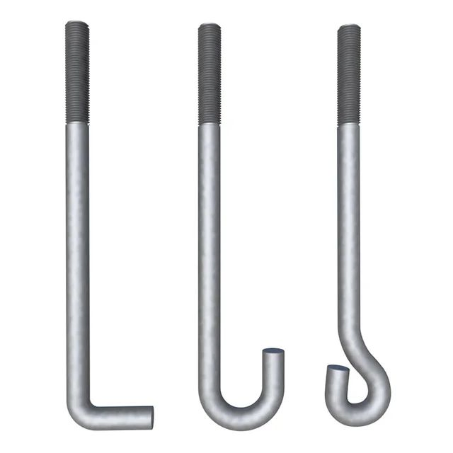 High Strength Galvanized Carbon Steel L Type Concrete Anchors