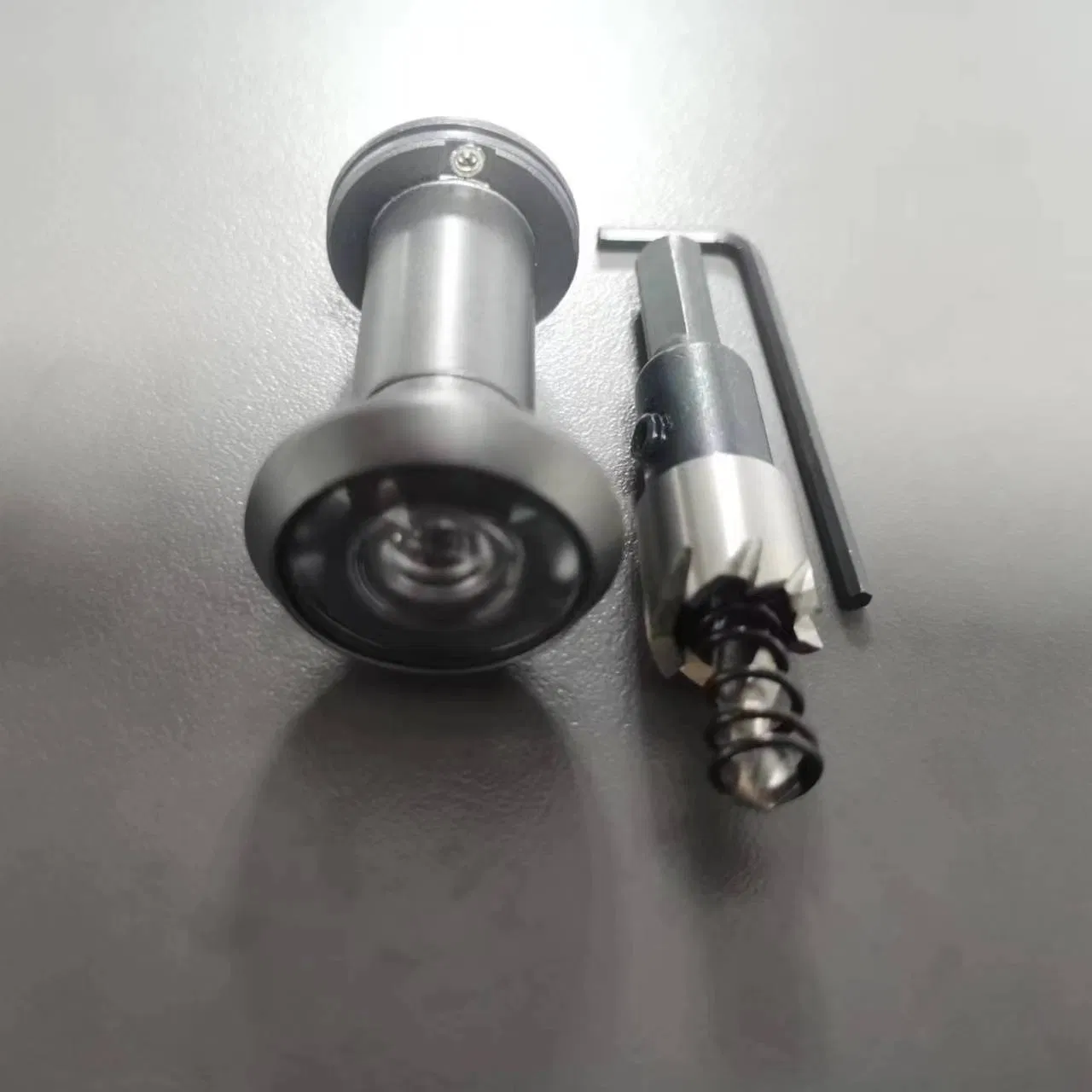 Easy Installation Peephole Viewer Cover Door Viewer with Lens Durable Privacy Protection for Home Apartment Hotel and Office