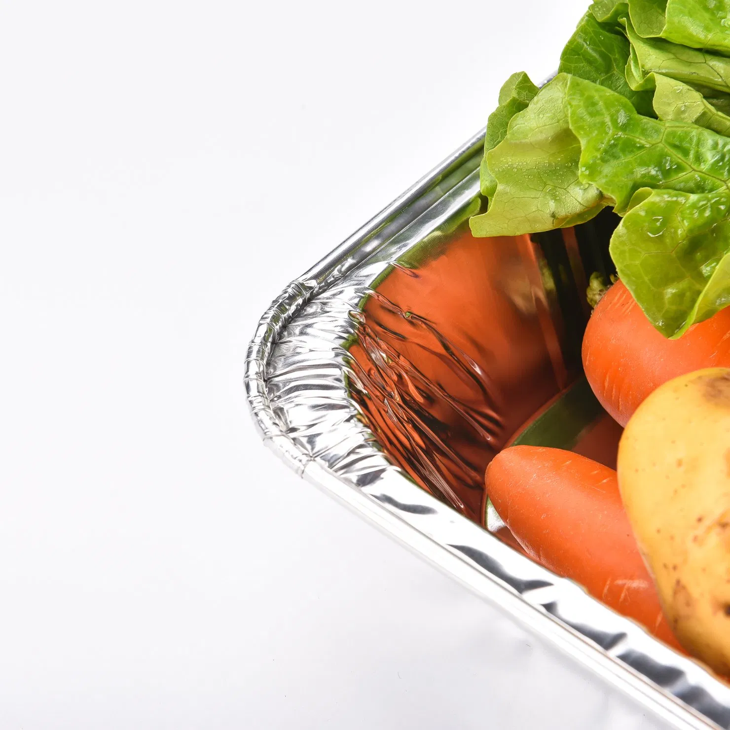 Disposable Food Packaging Aluminium Foil Containers