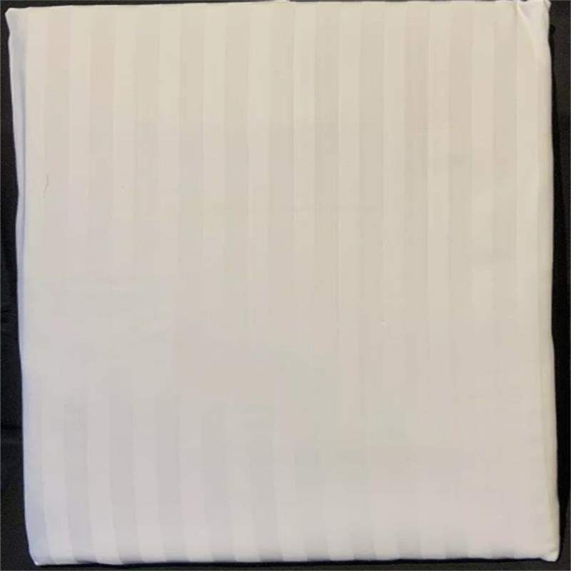 500 Thread Count White Stripe Cotton Duvet Set Luxurious Cotton