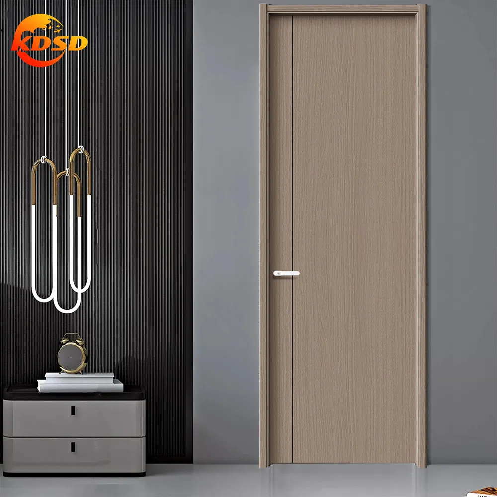 Villa Indoor Waterproof Carbon Crystal Panel Graphene PUR Composite Wooden Door