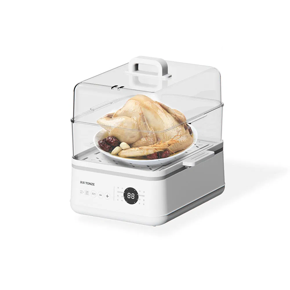 OEM Eco-Friendly Design Electric Fish Steamer Double Layer Digital Food Steamer