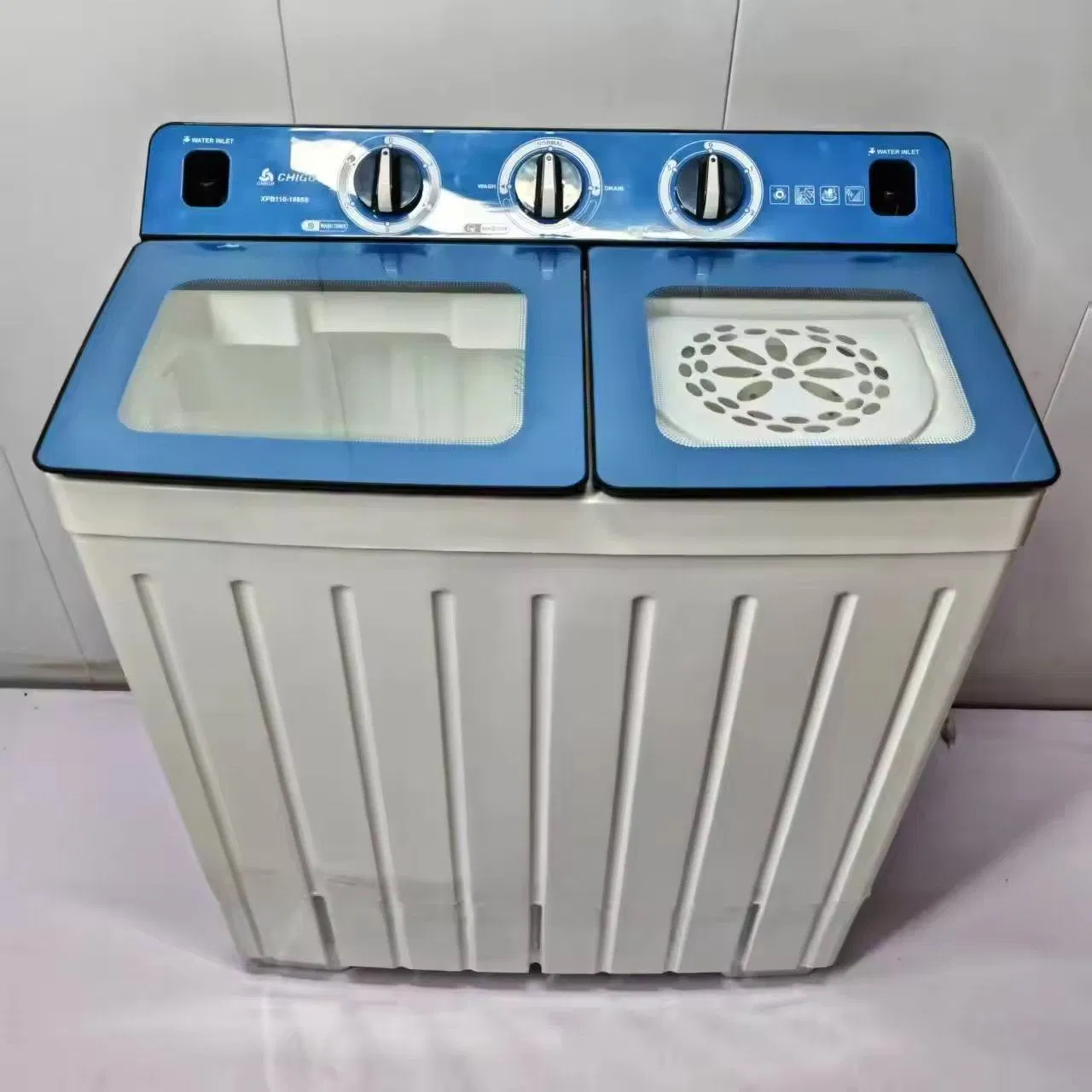 11kg Home Appliance Hotel Semi Automatic Twin Tub Washing Machine