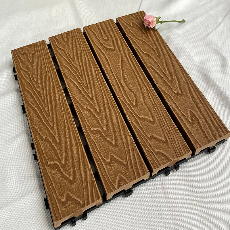 Плитка для террасы WPC, пластиковая древесина