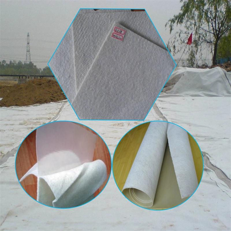 Composite Pond Liner Geotextile Geomembrane From 400GSM to 2000GSM