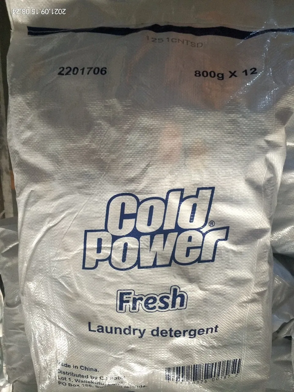 Concentrate Washing Powder with Less Foam