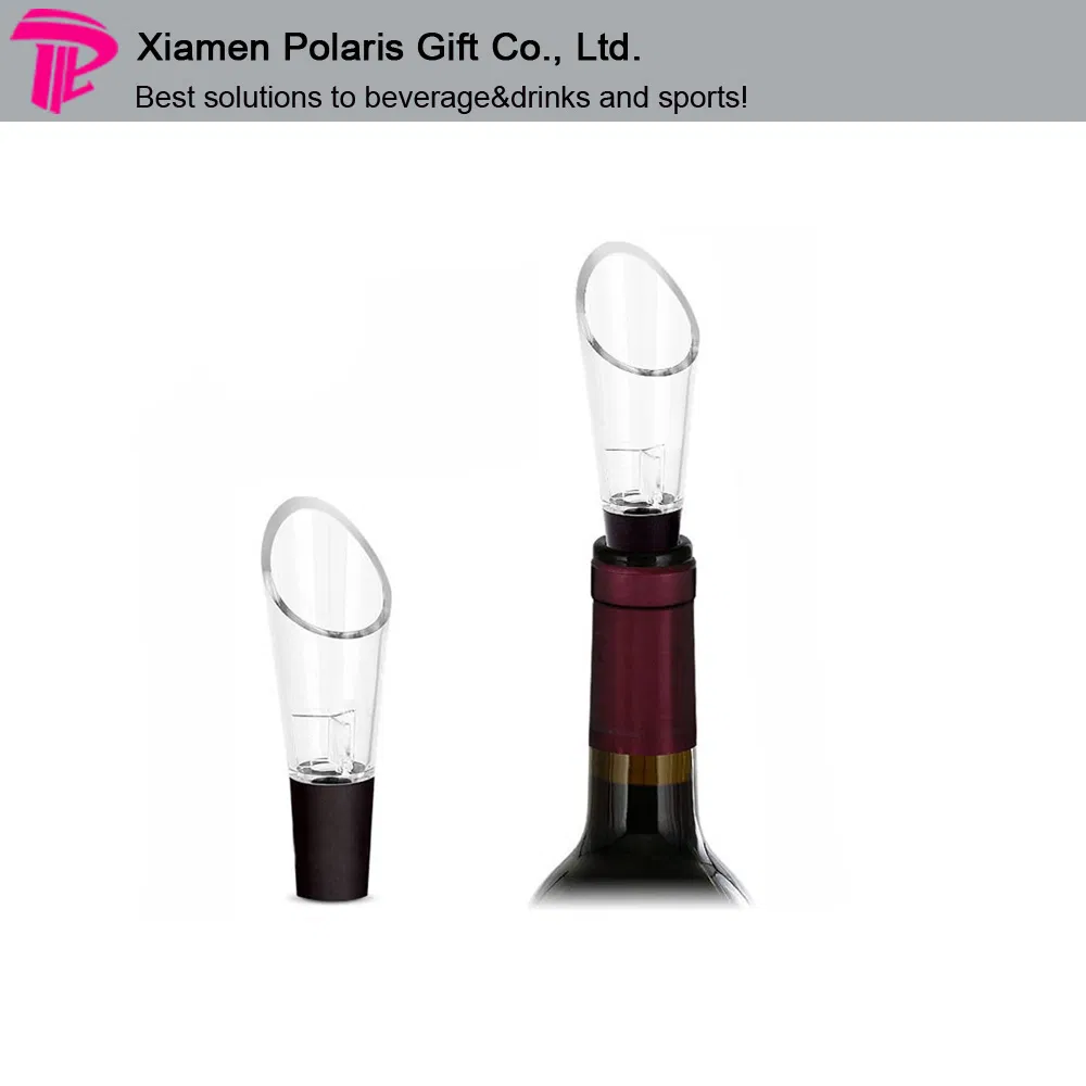 Fashion Acrylic Barware Red Wine Pourers as Promotion Gift
