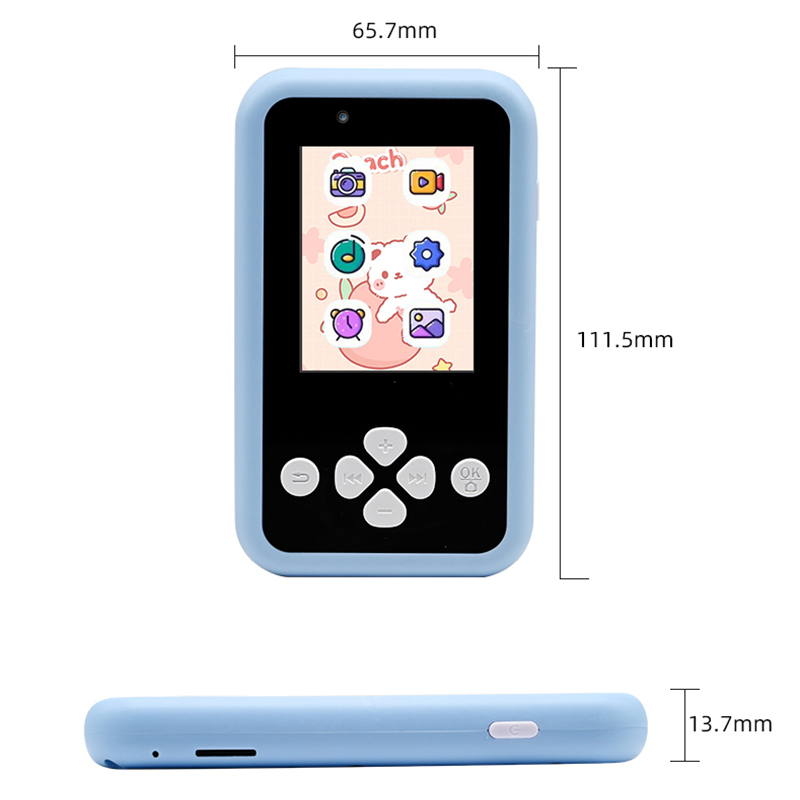 Детская цифровая камера с экраном 2.4 дюйма и картой памяти