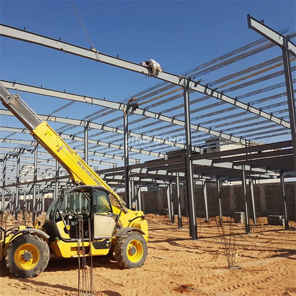 Galvanized Prefab Q235 Q355 H Section Steel Structure Metal Construction Building for Warehouse