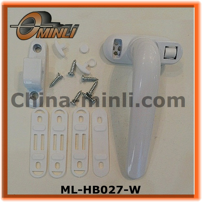 Minli Aluminum Window and Door Plastic Handle Set Hardware with Accessories (ML-HB028-Black)