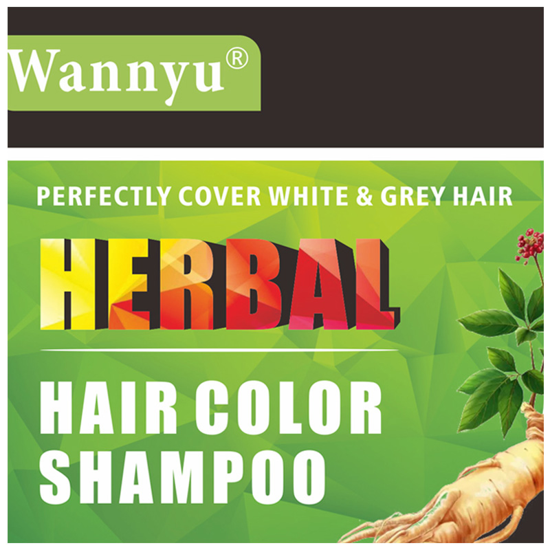 Can Instant Change White Hair to Black Color 30ml 500ml Fast Natural Black Hair Dye Shampoo