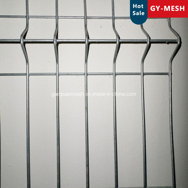 3D Powder Coated PVC Welded Curved Fence